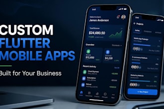 build a flutter mobile app for android and ios