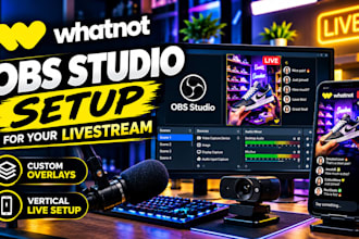 set up obs studio for your whatnot livestream
