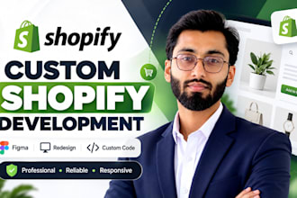 shopify website, custom theme and ai chatbot