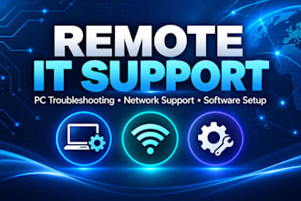 provide remote IT support and troubleshoot computer issues