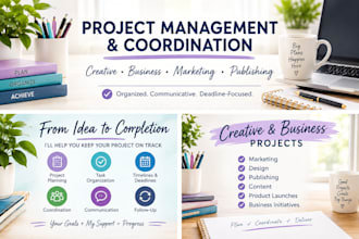organize and manage your business or creative project