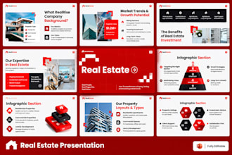 design real estate pitch decks for investors and property agents
