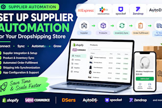 set up supplier automation for your dropshipping store