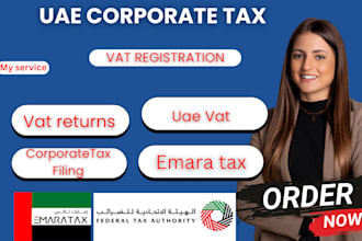 do uae corporate tax filing, vat registration, vat return and tax services