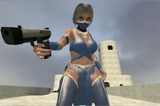 bring your characters ideas to life into garrys mod as gmod playermodel