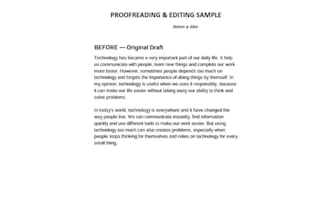 proofread and improve your writing