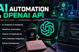 build ai automation and openai API solutions with python