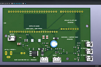 develop pcb design esp32 s3, stm32 firmware for automotive and embedded systems