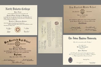 design diploma certificate, college,degree and university high school transcript
