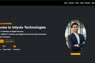 create a professional website using python django