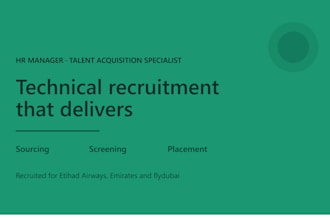 be your technical recruiter for developers and IT roles