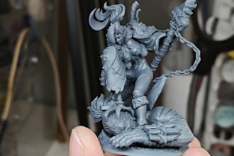 sculpt 3d characters sculptures figurines tabletop miniatures stl models