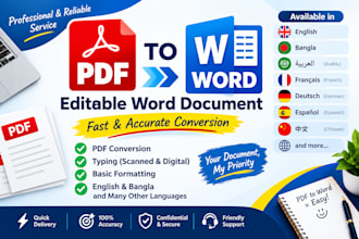 convert PDF to editable word document