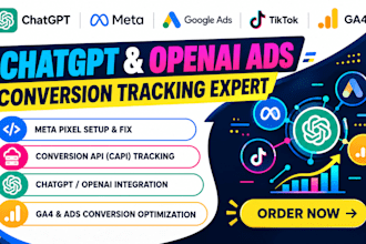 set up and fix openai chatgpt pixel ai ads conversion API tracking optimization