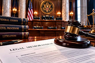 draft an objective legal memorandum for your US case