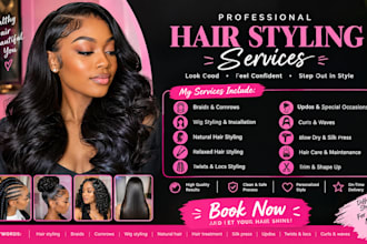 professionally style braids wigs curls and natural hair for you