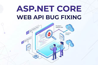 fix aspnet core web API bugs and backend issues