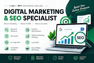 be your digital marketing and SEO specialist