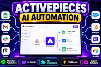 build activepieces ai workflow automation, API integrations ai agent jarvis ai