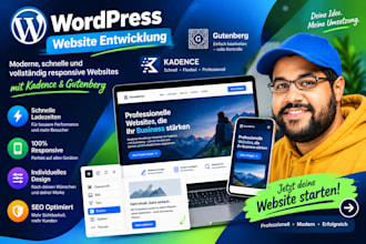 create fast wordpress website with kadence block, kadence theme, and gutenberg
