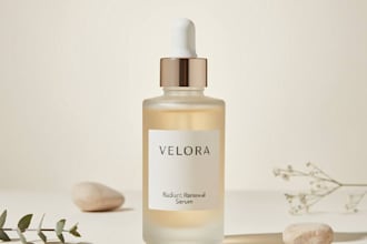design premium skincare packaging and product visuals