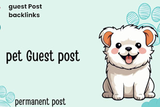 do pet guest post backink high authority