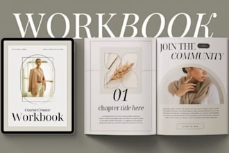 design interactive canva workbooks with clickable links for courses and coaching