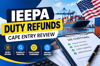 review US entries for cape and ieepa duty refund eligibility