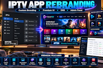 rebrands iptv app tivimate with admin panels