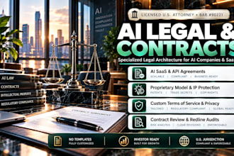 review and redline your ai company legal documents