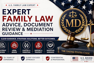 provide expert family law advice, document review and mediation guidance