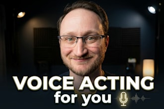 voice act for your animations and characters