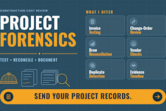 investigate construction contractor invoice fraud