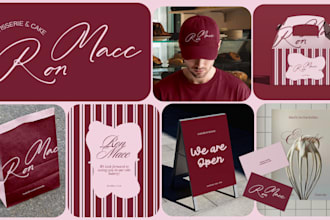 design a logo, brand identity, and brand style guide