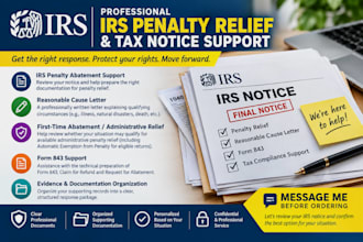 draft your irs penalty abatement letter and form 843