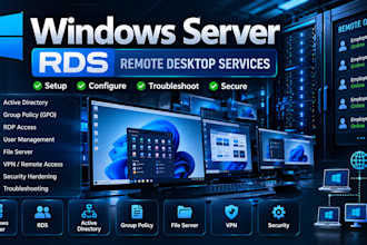 set up windows server rds for remote employees