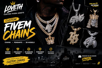 create custom fivem chains and pendants for your serve