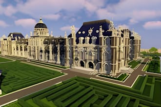build custom minecraft city map survival world spawn servers lobby adventure map