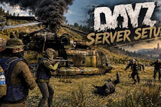 setup your dayz server with mods, scripts, weapons, assets and custom configs