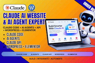 design claude ai websites with claude code ai agent API and wordpress elementor