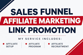 create sales funnels link promotion affiliate marketing