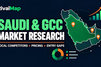 research your saudi arabia and gcc market and competitors