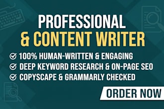 write seo friendly content for your content and blogs