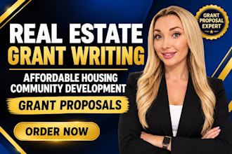 write real estate affordable housing community development grant grant proposal