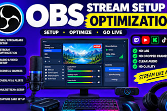 setup streamyard, streamlabs and obs for youtube, twitch and podcasts