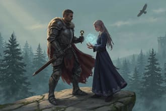 dnd, fantasy character and dnd character