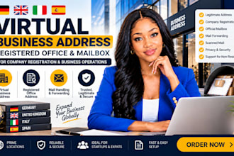 provide a legitimate virtual business address, registered office and mailbox