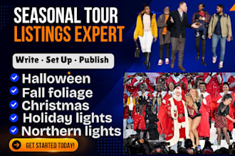 create seasonal tour listings on viator and getyourguide