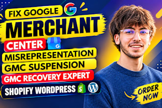 fix google merchant center misrepresentation suspension ads for shopify store