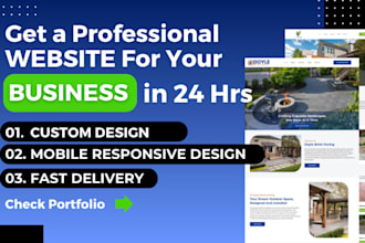do wordpress website development for businesses in 24 hrs